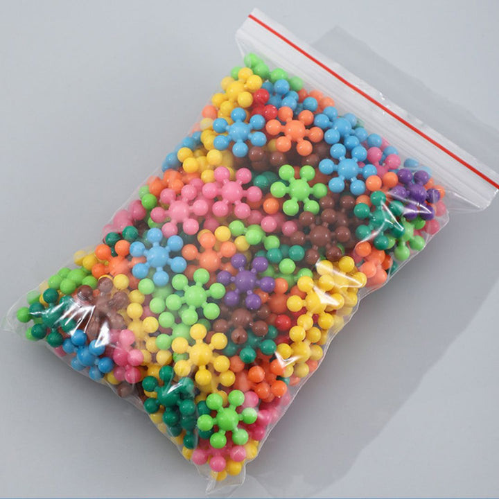 Klocki Konstrukcyjne Płatki Śniegu (190 elementów)